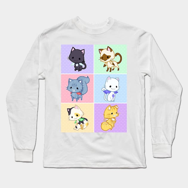 Cute Kittens Long Sleeve T-Shirt by theghostfire